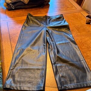 LOFT Black Wide Leg Pants